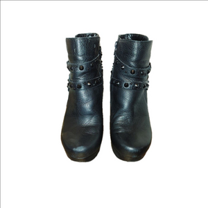 Fergie Leather Heeled Booties Size 9M